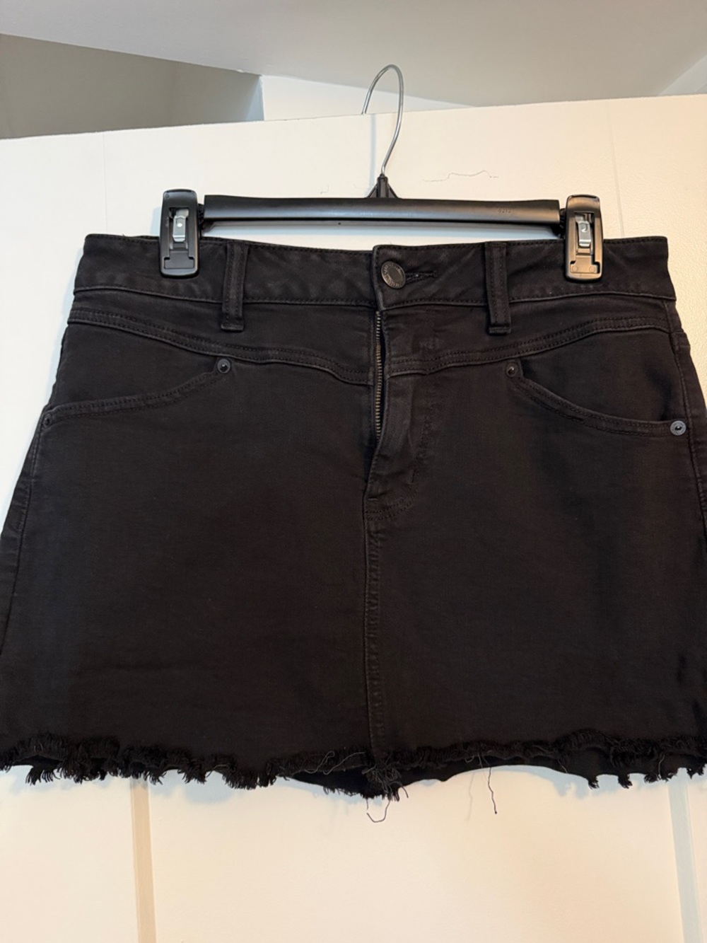 American Eagle Outfitters Black Denim Mini Skirt